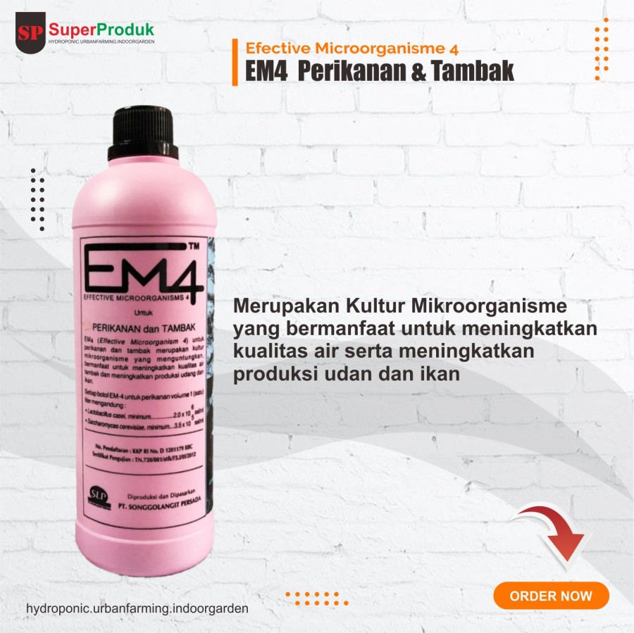 EM4 Perikanan dan tambak 1 liter