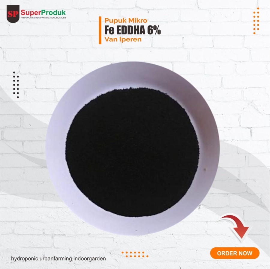 Pupuk Mikro Fe Eddha 6% Van Iperen 1kg Vaniperen