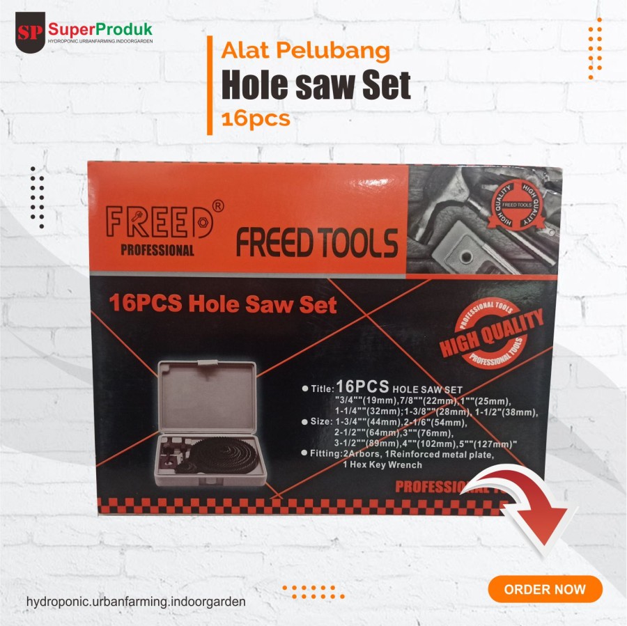 Hole Saw Kit 16pcs holesaw kit