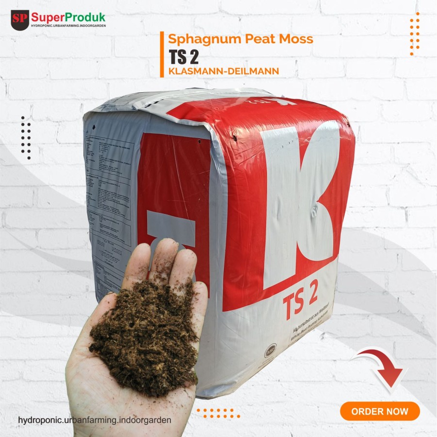 Media tanam peat moss sphagnum TS 2 klasmann deilmann Peatmoss