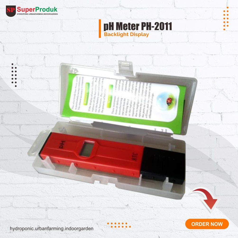Ph Meter PH 2011 Backlight Display