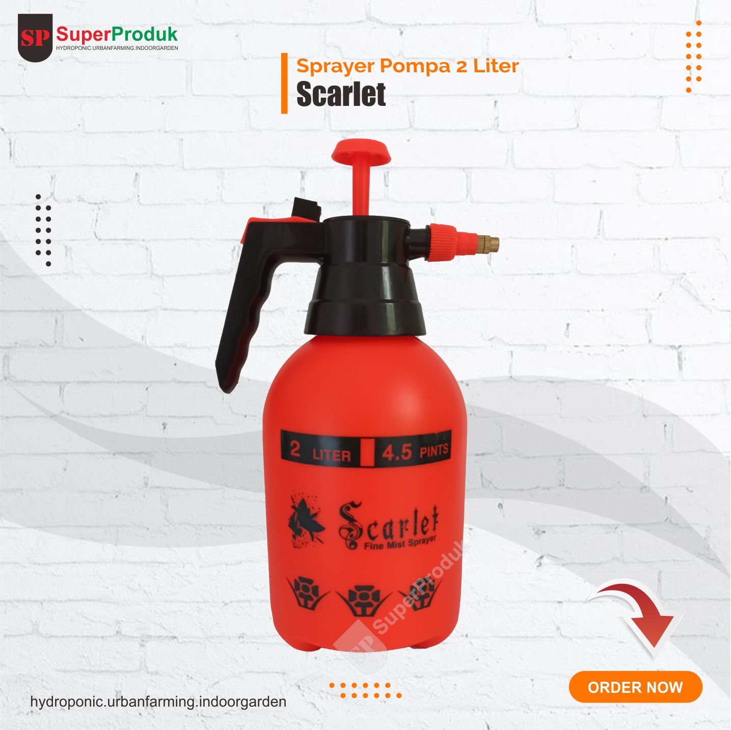 Sprayer Pompa 2 liter Scarlet