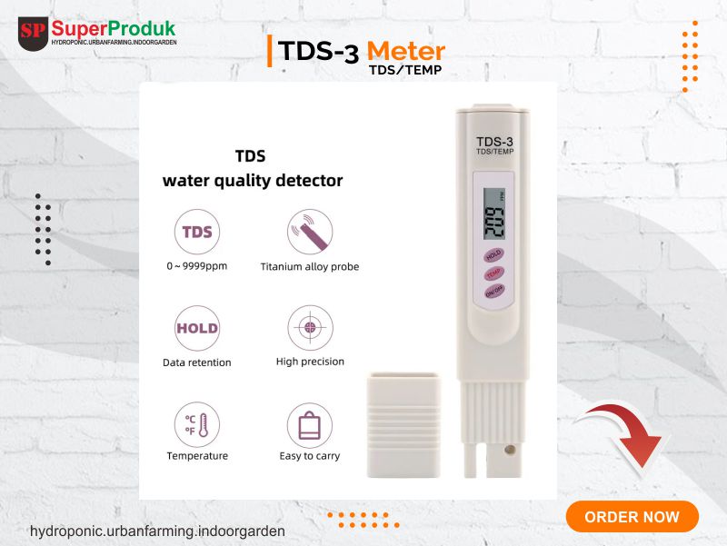 Tds Meter Hidroponik TDS-3