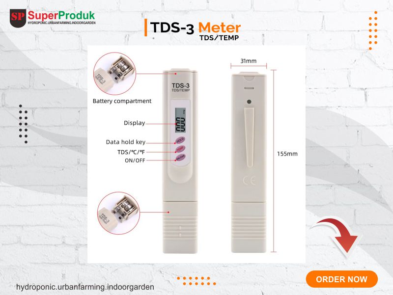 Tds Meter Hidroponik TDS-3