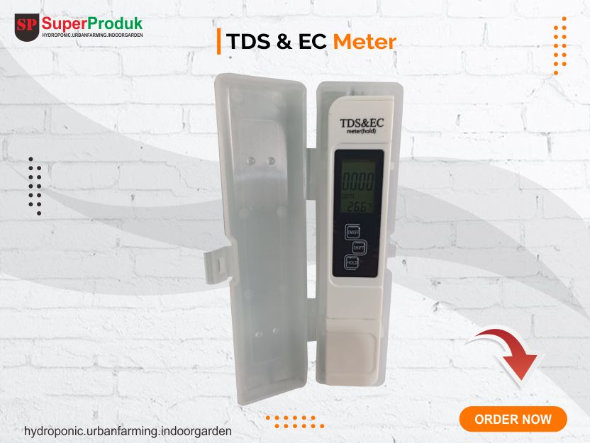 TDS EC Meter untuk ber hidroponik