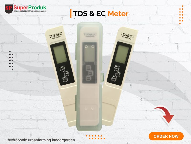 TDS EC Meter untuk ber hidroponik